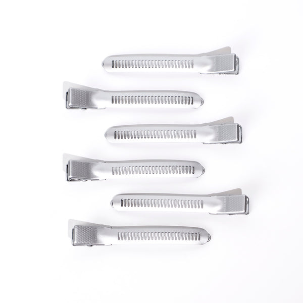 Super Grip Clips 6 Pack Silver