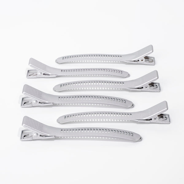 Super Grip Clips 6 Pack Silver