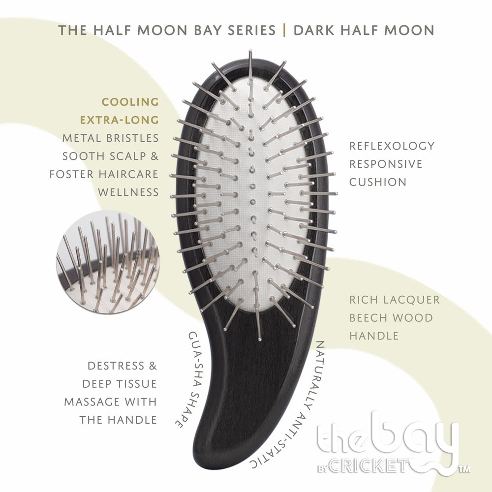 The Bay by Cricket Dark Half Moon Brush