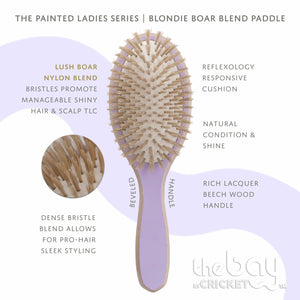 The Bay by Cricket Blondie Boar Blend Paddle Brush