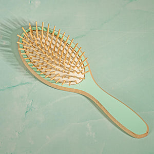 The Bay by Cricket Blondie Wooden Bristle Paddle Brush