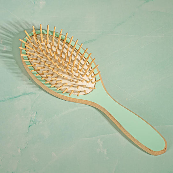 The Bay by Cricket Blondie Wooden Bristle Paddle Brush