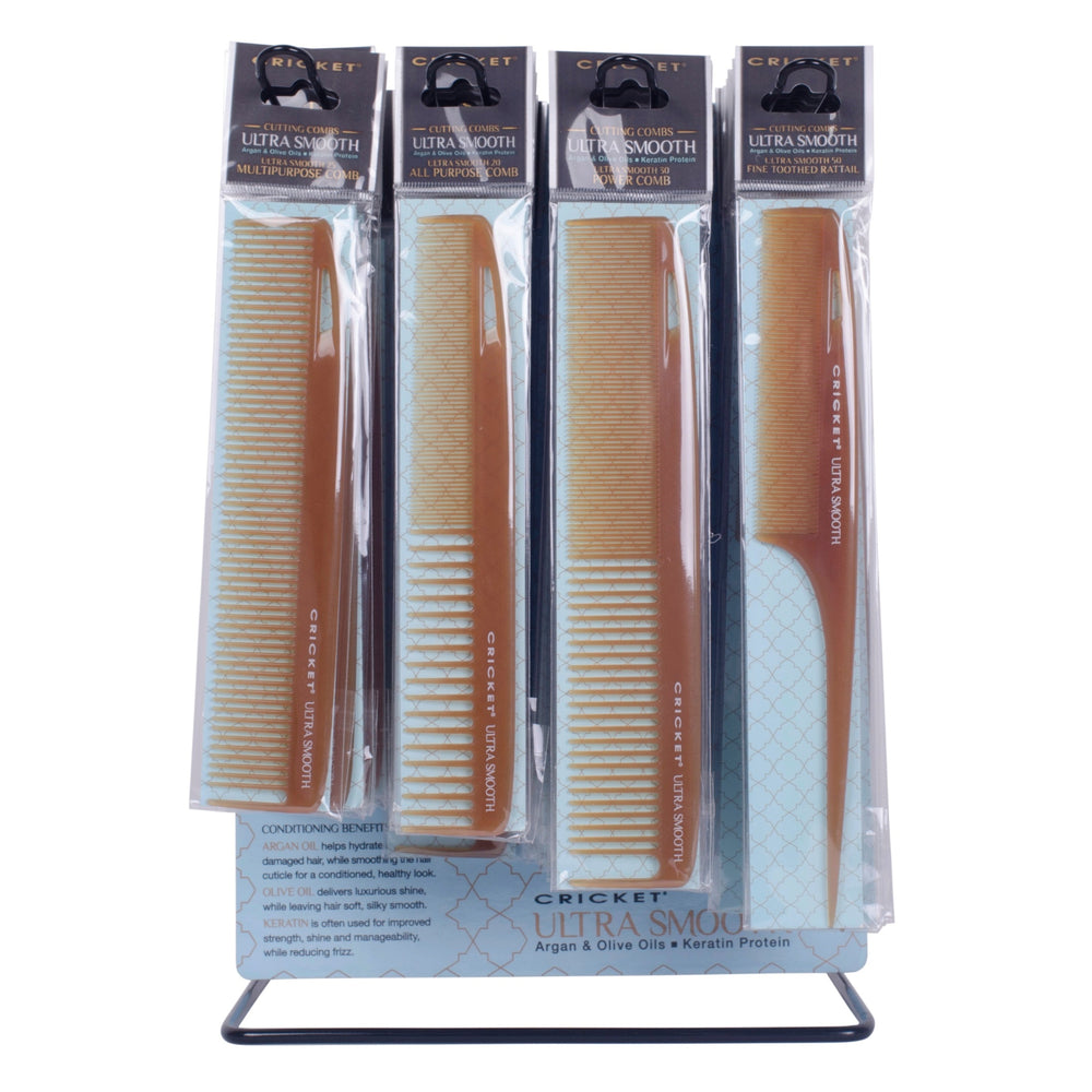 Ultra Smooth Cutting Comb 24 Piece Display