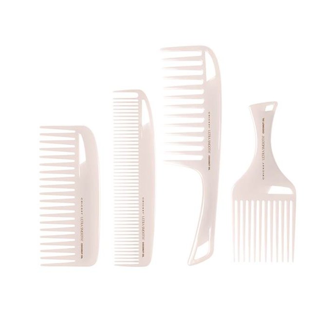 Ultra Smooth Coconut Styling Comb 24 Piece Display