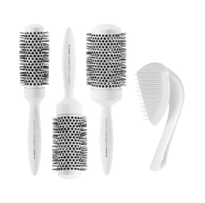 Ultra Smooth Coconut 4 Piece Hairstyling Kit