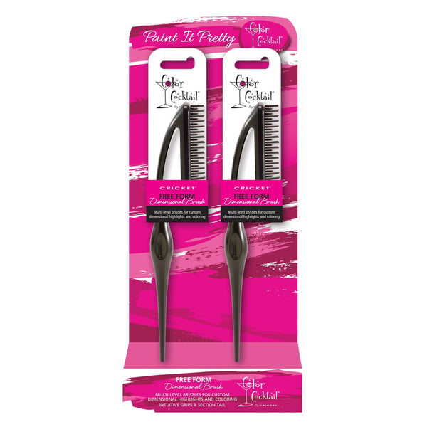 Color Cocktail Free Form Dimensional Brush 6 Piece Display