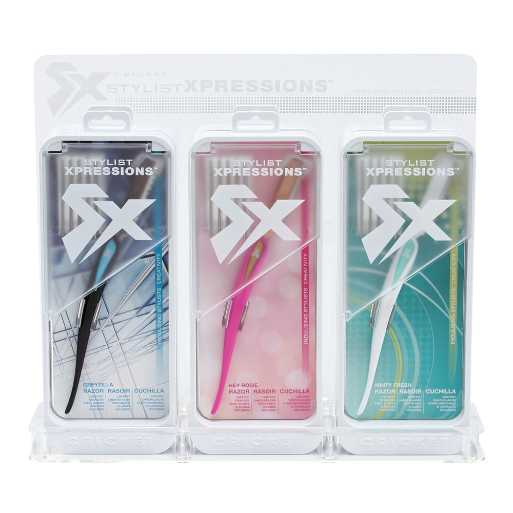 Stylist Xpressions Razor 6 Piece Display