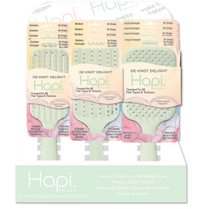 Hapi De-Knot Delight Detangler 12PC Display